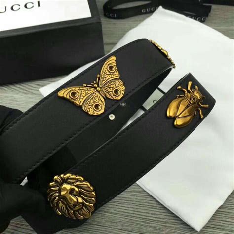 gucci belt butterfly|gucci belt black original.